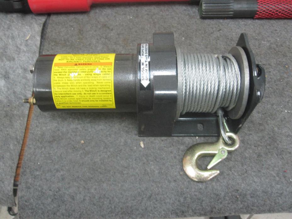 Chicago Electric Winch 2,000 Lbs Capacity # 92860 (Winch only)