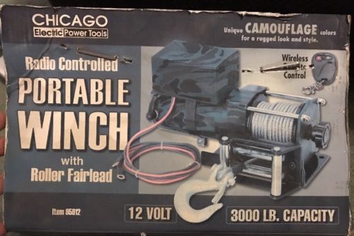 Chicago Electric Power Tools - Radio Controlled Portable Winch