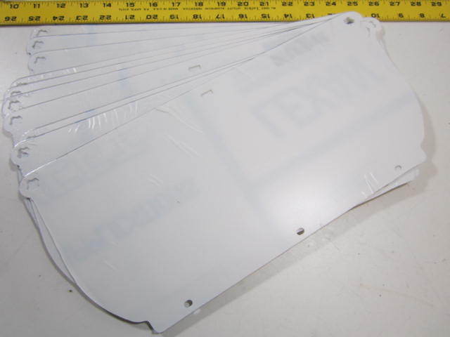 Case of 10 AOSafety WP98 TuffMaster Replacement Windows for HCP8 9 x 14.5