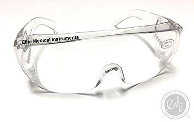 EMI # 412 2 Pack - 2 Economical Safety Glasses - Clear Safety Glasses US SELLER