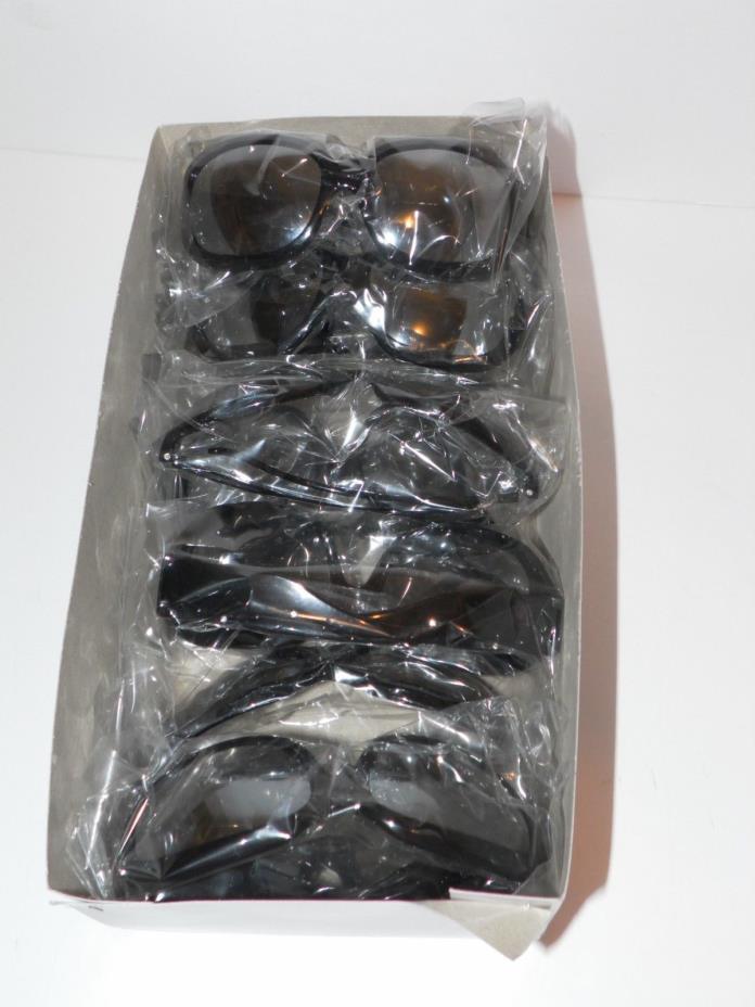 Lot 12 MSA Protective Dazzling Black Rhinestone Women's Anti Fog Safety Glasses