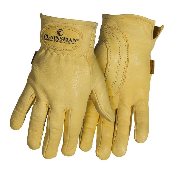 New 1 Pair Plainsman Premium Cabretta Leather Gloves Size - Medium