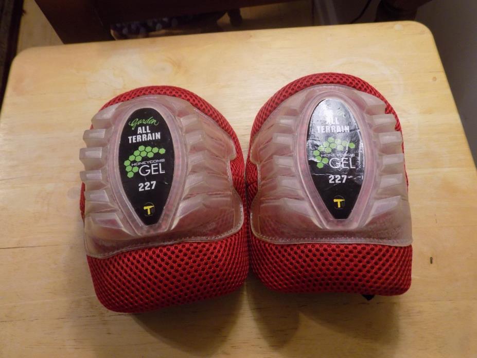 All Terrain Garden Honeycomb Gel Knee Pads 227-Red