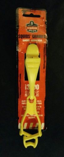 Ergodyne Squids 3400  Glove Belt Grabber Holder Dual Clip 19112 • Safety Yellow