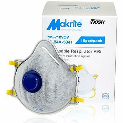 P95 Oil Proof Disposable Dust Particulate Respirator Face Mask Valve Nuisance -