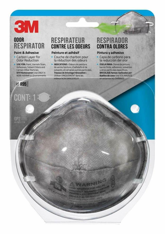 3M Paint and Odor Carbon Respirator Painter Protection  R95 10 Pack