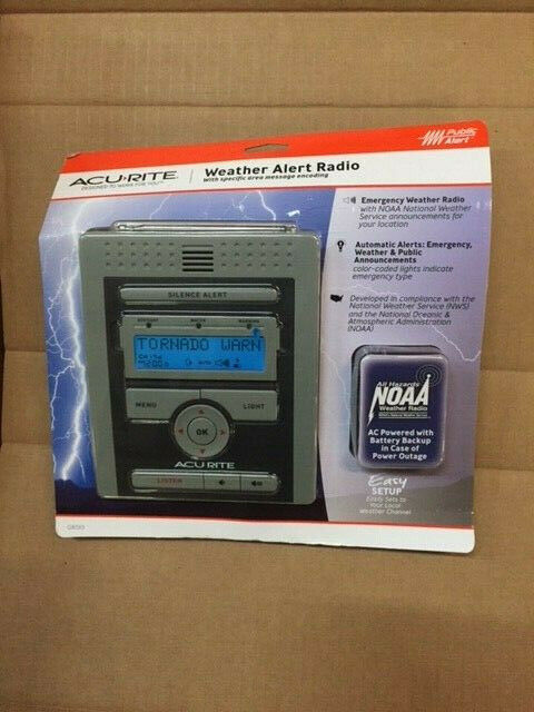 Acu-Rite 08510 NOAA All Hazards Alert Weather Radio with S.A.M.E.