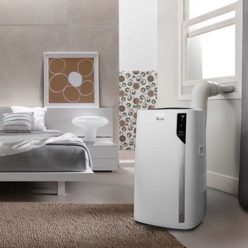 DeLonghi Pinguino 7,200 BTU Portable Air Conditioner plus Heat Function, White
