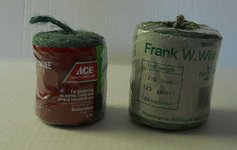 New 2 Rolls of 3 Ply Jute Twine Green Multi-Use Details Below