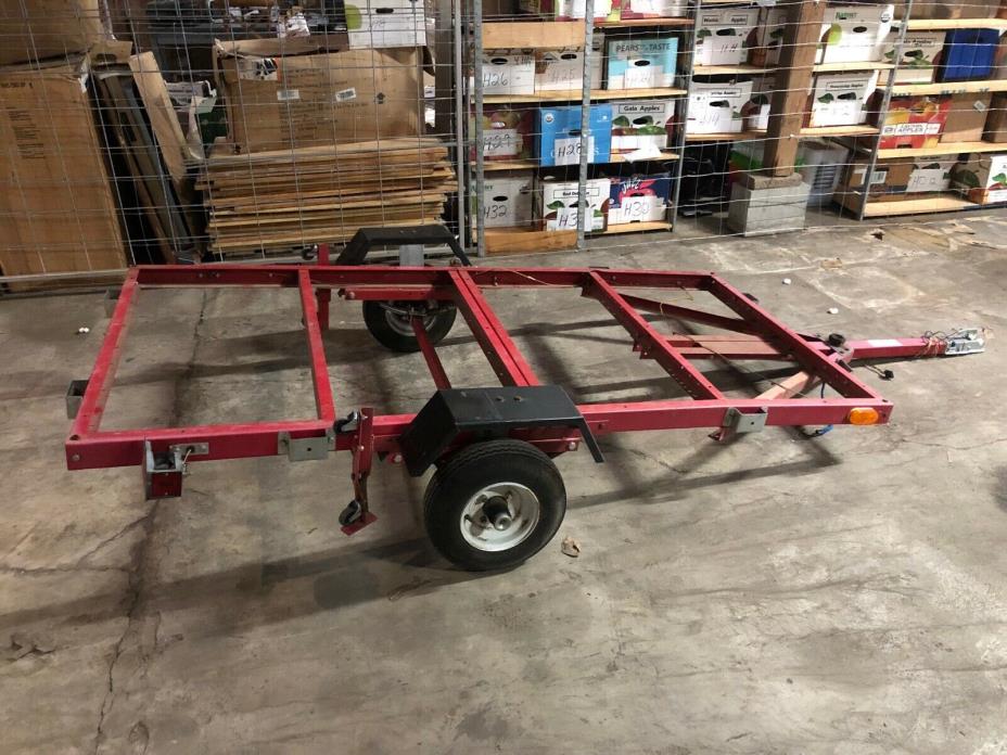 Ultra-Tow 4ft. x 8ft. Folding Metal Utility Trailer Kit-1170Lb. Load Capacity