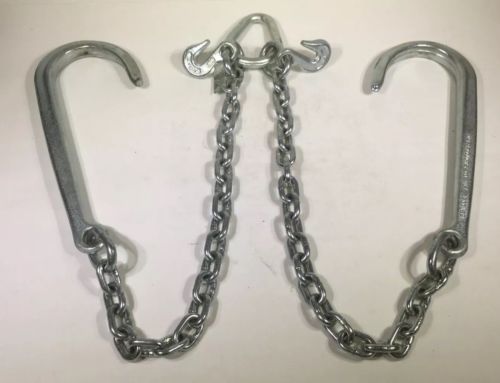 B/A Products V-Chain w/Hooks-15in J Hooks 3-ft Legs #Z11-8-3; 5/16