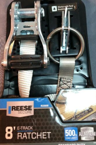 Reese Secure 8’ Foot E Track Ratchet New