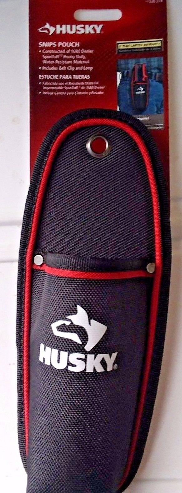 NOS HUSKY Heavy Duty Snips Tool Pouch - FREE SHIPPING! Part#248-278
