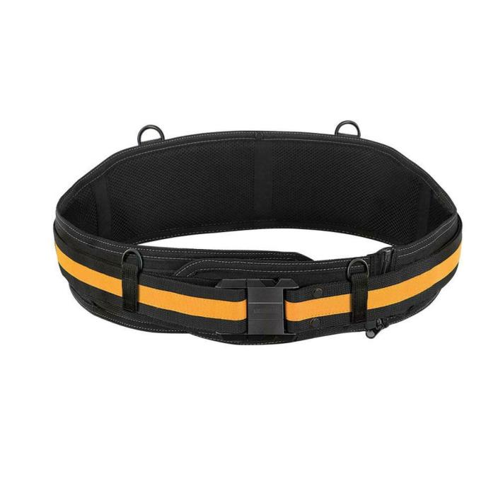 TOUGHBUILT 5.75 in 0-Compartment Padded Belt Heavy Duty Buckle Back Support Bl