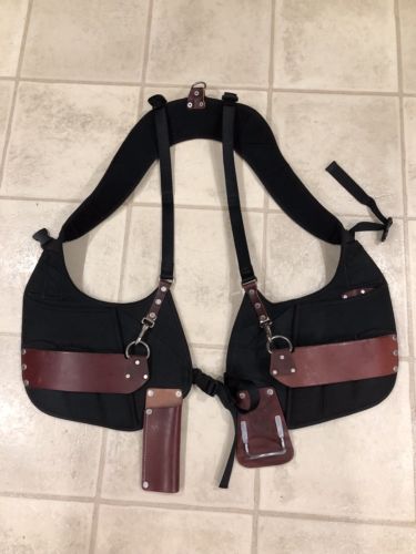 Occidental Leather 2500 Stronghold Suspendavest W/ Tape Holster & Clip-on Pouch