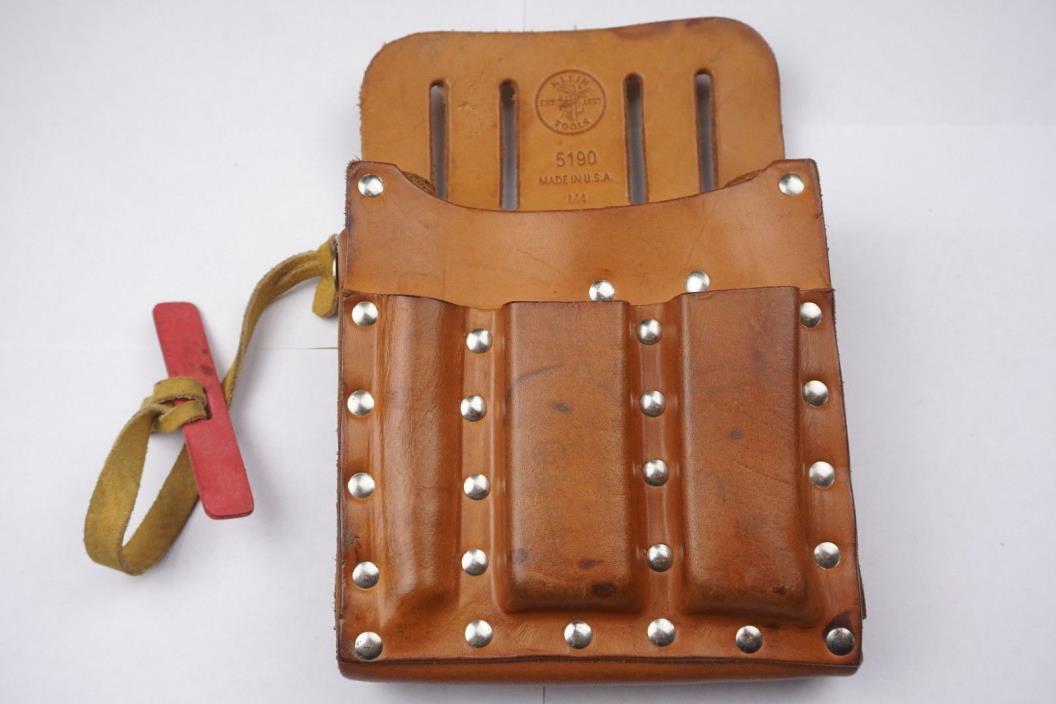 Klein tools no.5190 leather tool pouch