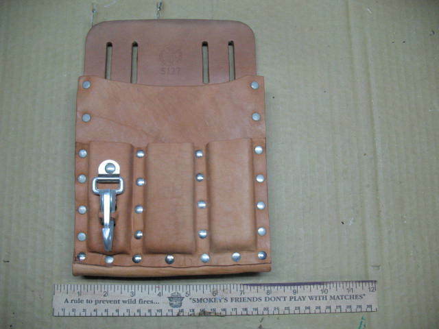 Klein leather linemen tool pouch
