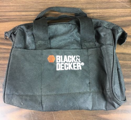 Black & Decker Lightweight Tool Bag Sachel Zippered Sack