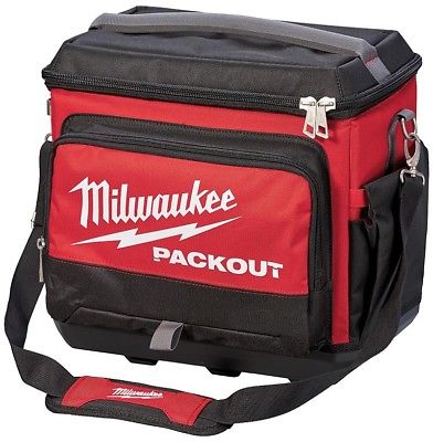 Milwaukee Cooler Bag Storage 15.75 in. Shoulder Strap Tear Resistant (9-Pockets)