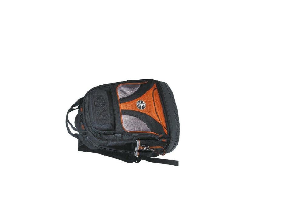 Klein Tools 20 in. Tradesman Pro Organizer Black Tool Backpack  55421BP-14