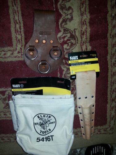 bolt bag, bull pin holder and scabber