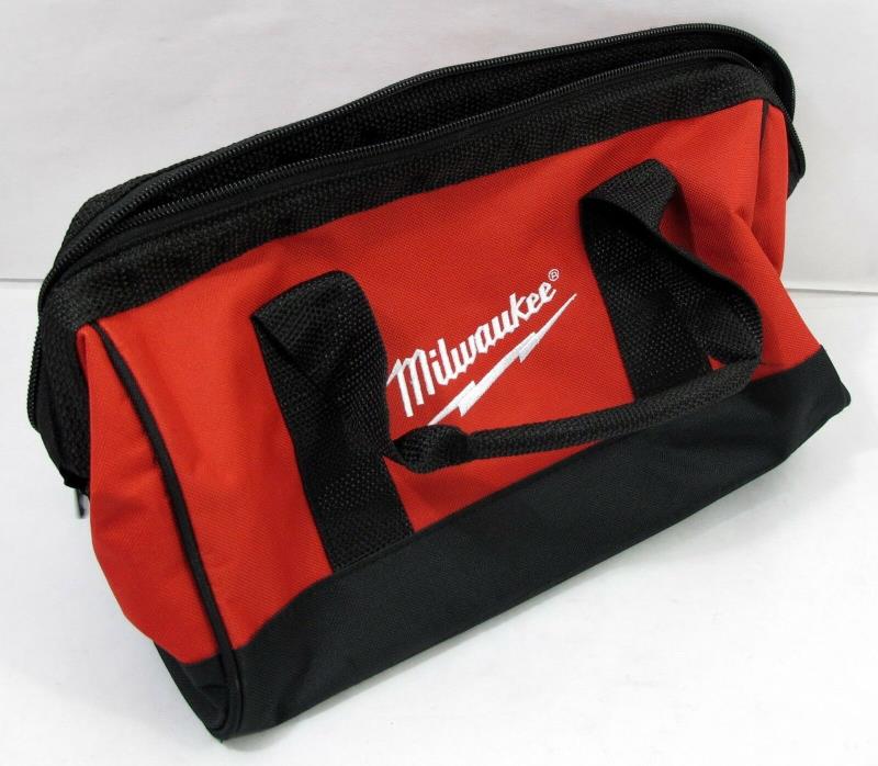 Genuine Milwaukee 13x6x8 inch Canvas Tool Bag/Carrying Case