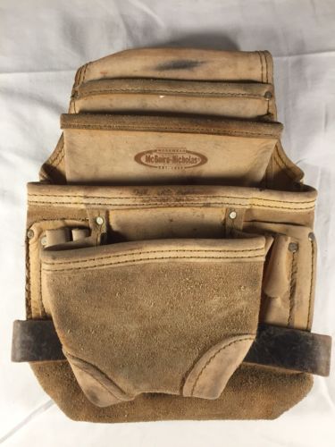 Vintage McGuire Nicholas Leather Tool Belt Pouch