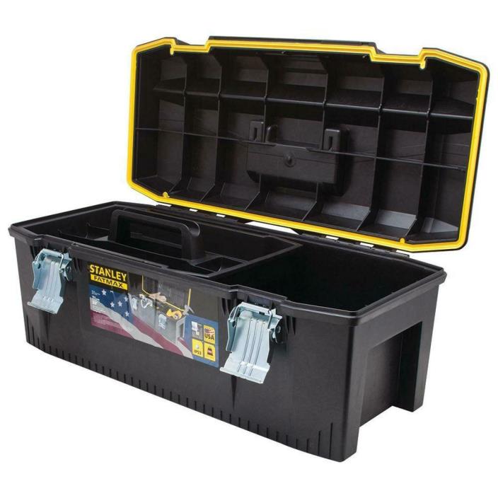 28 in Heavy Duty Tool Box  Storage Case w/ Removable Tray Watertight Lockable