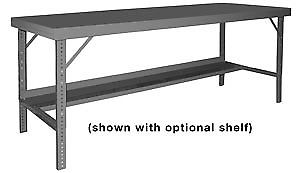Folding Workbench, 72Wx30Dx28 to 42 in. H