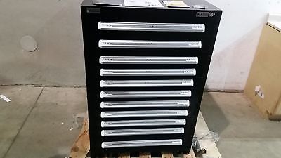 Stanley Vidmar RP2105ALBK 11 Drawer Black Steel Modular Drawer Cabinet