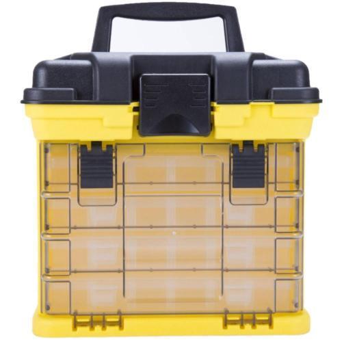 Stalwart Parts and Crafts Rack Style Tool Box with 4 Organizers