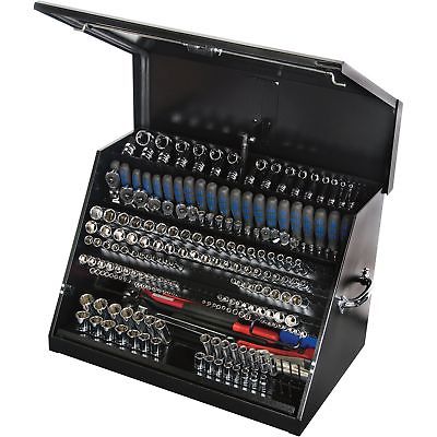 Montezuma Steel Open Top Tool Truck Box - Black, 30inW x 19inD x 20 1/8inH