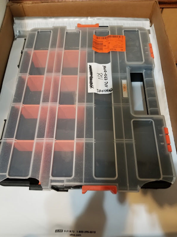 HDX 320034 15-Compartment Interlocking Small Parts Organizer *R10