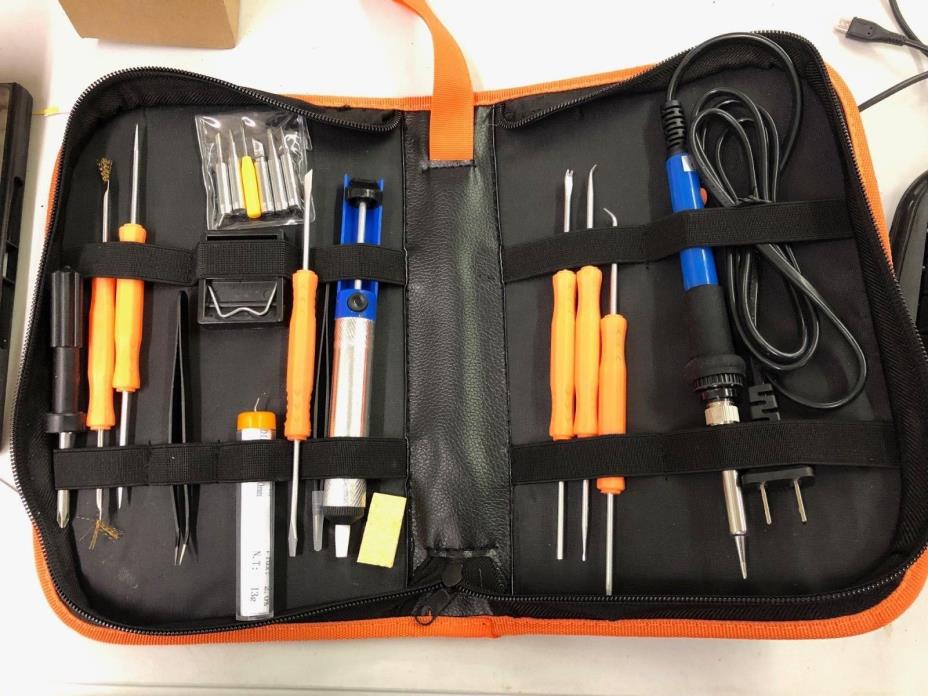 Professional 110V 60W Adjustable Temperature Welding Solder Soldering Iron Tool
