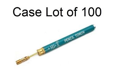 LOT 100: Butane MINI PENCIL TORCHES Refillable Welding Soldering Jewerly Repair
