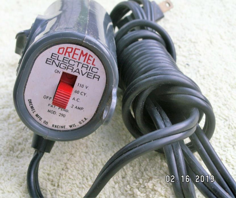 DREMEL ELECTRIC ENGRAVER MODEL 290 // USA