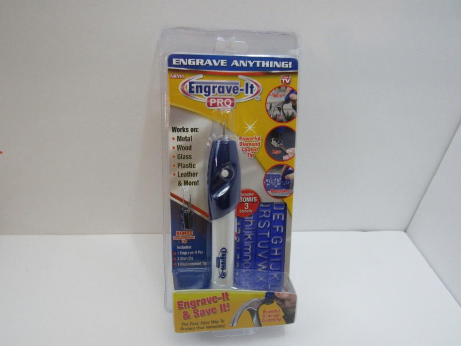 ENGRAVE-IT PRO, AS SEEN ON TV, CORDLESS, REPLACEMENT TIP, STENCILS