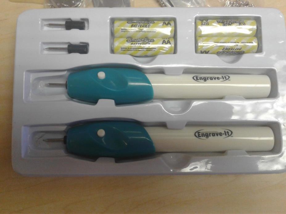 Smart Inventons Set of 2 Engrave-It Cordless Engraving Tool Kits