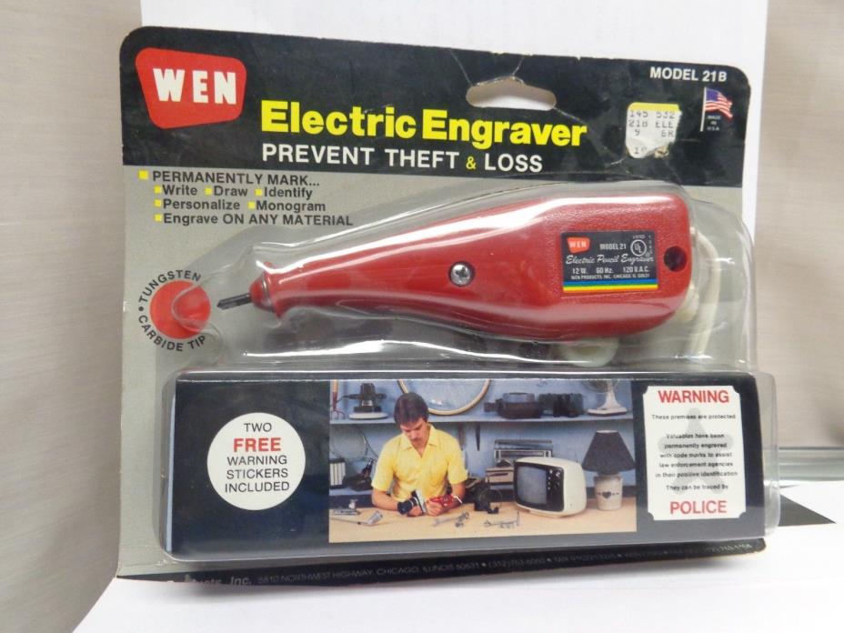 Wen Electric Engraver New