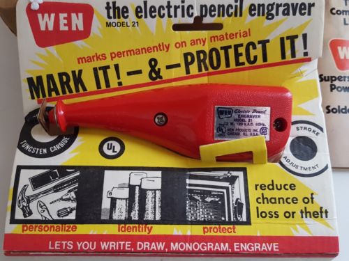Electric Pencil Engraver by Wen   Model # 21 New In Box