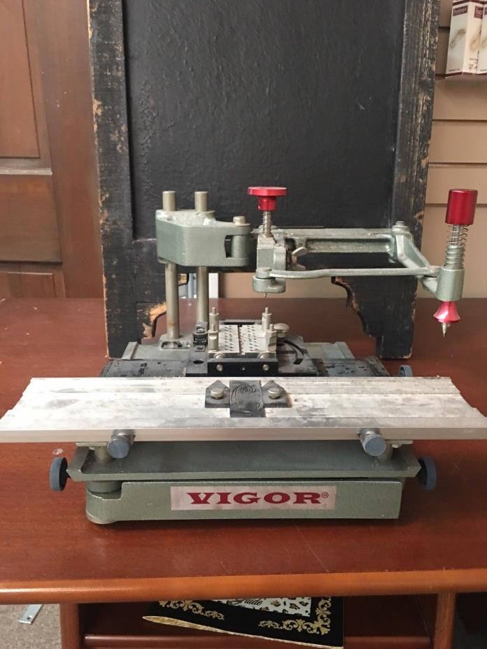 vigor manual engraving machine