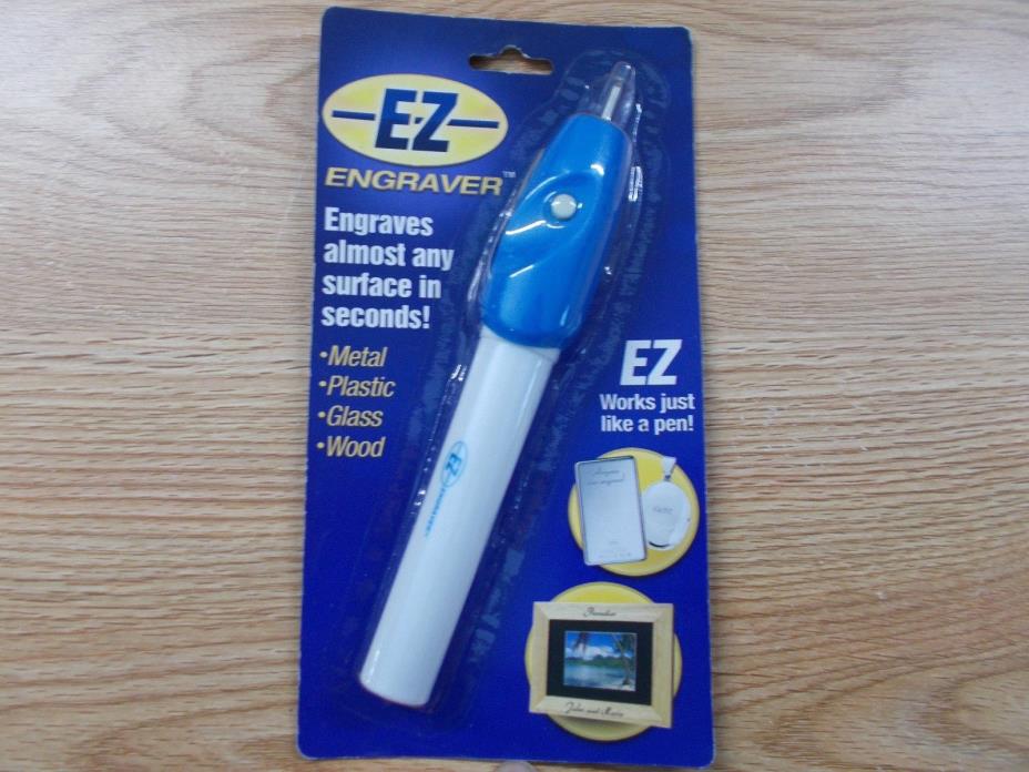 E Z Engraver  Engraves Almost Any Surface in Minutes Metal Plastic Glass or Wood