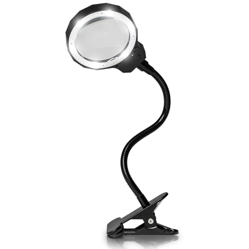 Fancii Daylight LED 3X Magnifying Lamp Rechargeable with Metal Clamp - Optical 3