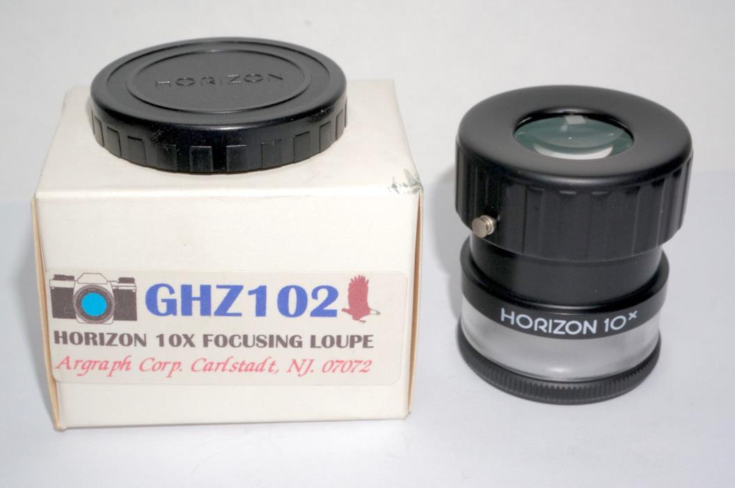 Horizon 10x Loupe model GHZ102.  Built-in Reticle.