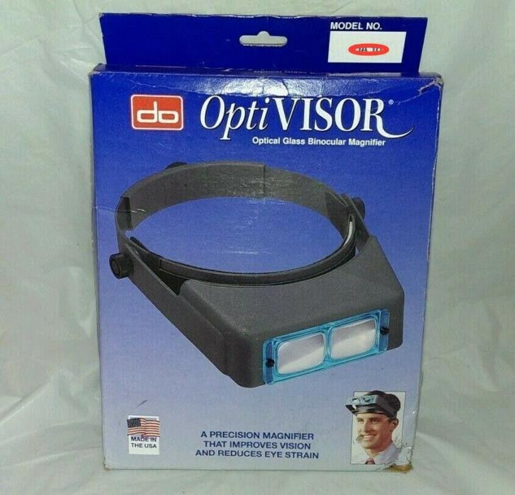 Optivisor DA-4 - Optical Glass Headband Binocular Magnifier