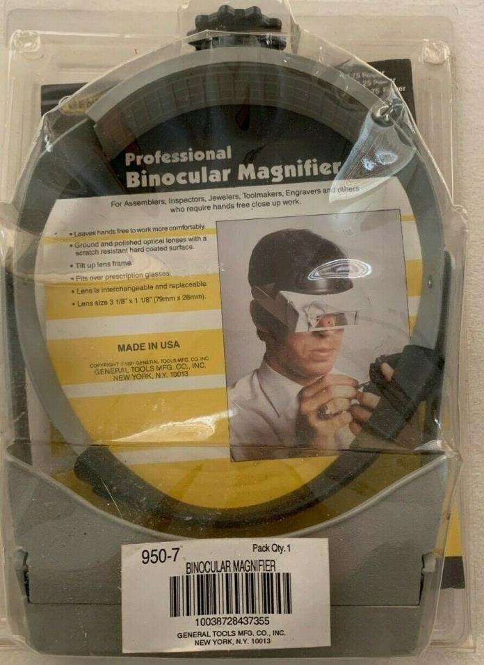 Headmount Magnifier Binocular Ground & Polished General Tool 950-7