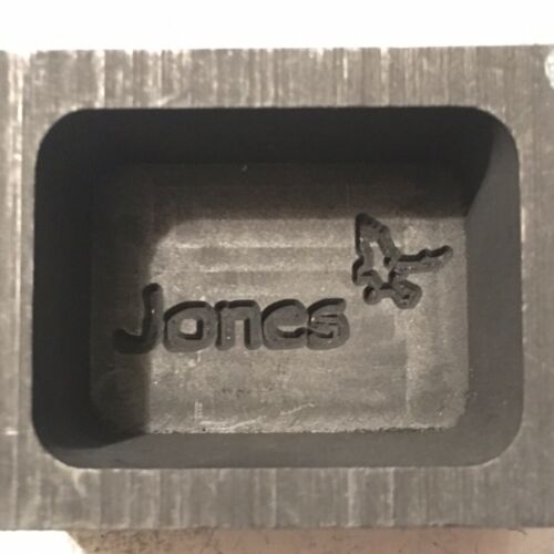 “Jones” - 1-4ozt Graphite Mold For Gold, Silver, Copper Casting NEW. Canvasman34