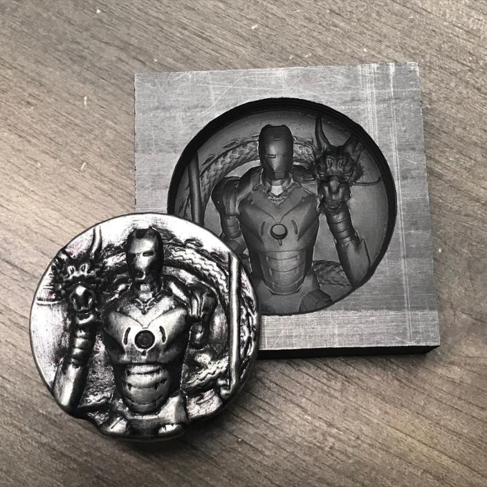 Marvel Man Graphite mold for Silver Gold Glass Ingot casting  PRO-MOLD AR8