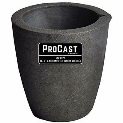 4-6 Kg ProCast Foundry Clay Graphite Crucibles Cup Furnace Torch 