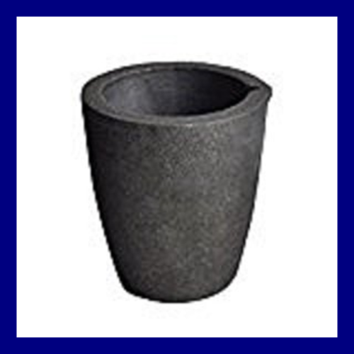 #3 4KG Foundry Clay Graphite Crucibles Cup Furnace BLACK/4 Kilogram Home